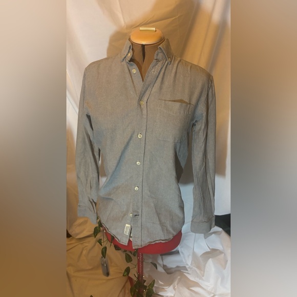 Frank & Oak Other - Frank & Oak Light Gray Jasper Shirt